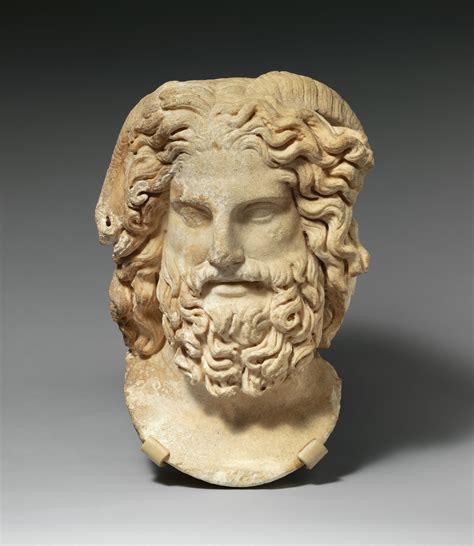 marble head of zeus ammon